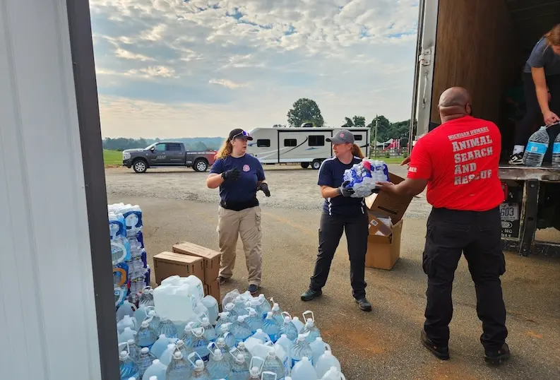 Hurricane Helene Relief Efforts with ASAR